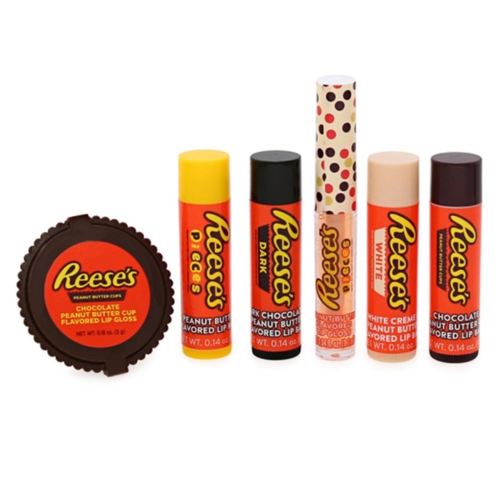 6pack Reese’s lip balm &gloss set